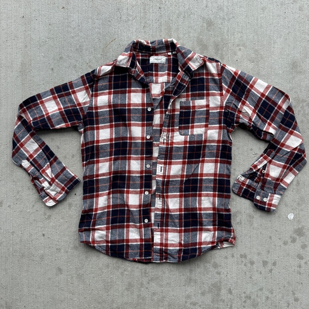 Red & Black Flannel Shirt